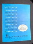 Lafayette RK-885 Owners Manual Track Stereo Cartridge Recorder Player Original. Fixed Price $49.99.