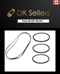 New Replacement Belt(s) For Teac W-J51 W-J61 Dual Tape Deck. Fixed Price $10.24.