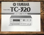 Yamaha TC-320 Cassette Owners / User Manual *original*. Fixed Price $19.97.