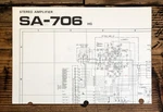 Pioneer SA-706 Amplifier Fold Out Schematic *original*. Fixed Price $19.97.