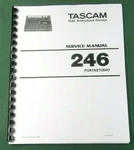 Tascam 246 Service Manual: 64 Pages With Protective Covers!. Fixed Price $20.70.