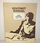 Original Heathkit Power Megaphone GD-1818 Assembly Manual 1976-32 Pages. Fixed Price $9.00.