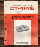 Pioneer CT-4141E Cassette Service Manual *original*. Fixed Price $14.97.