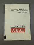 Akai Model GXC-570DII Service Manual Parts List D-1099. Fixed Price $195.00.
