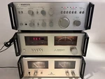 Mitsubishi DA-F20 Fm Stereo Tuner / DA-P20 Pre-amp DA-A15DC Power. Fixed Price $4133.00.