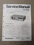 Technics RS-M250 Cassette Deck Silverface Service Manual D-4943. Fixed Price $54.95.
