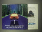 1990 Jensen Ad - JXL522 Speaker, JTX320 And SJS9000 Receiver. Fixed Price $19.99.