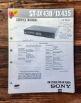 Sony ST-JX430 ST-JX435 Tuner Service Manual *original*. Fixed Price $14.97.