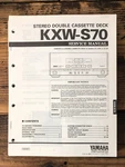 Yamaha KXW-S70 Cassette Service Manual *original*. Fixed Price $19.97.