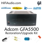 Adcom GFA-5500 Amplifier Restoration Recap Service Kit Fix Repair Capacitor. Fixed Price $295.00.