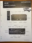 Kenwood A-91 Stereo Integrated Amplifier Original Service Repair Manual. Fixed Price $14.94.