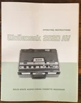 Wollensak 2520AV Cassette Owners Operating Manual *original*. Fixed Price $19.97.
