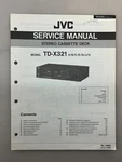 Jvc TD-X321 Original Service Manual Free Shipping. Fixed Price $14.00.
