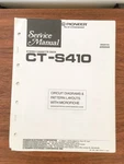Pioneer CT-S410 Cassette Service Manual *original*. Fixed Price $17.97.