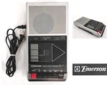 Emerson Crc 91 Compact Cassette Recorder Tape Player W/power Vintage #W4040. Fixed Price $35.00.