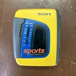 Sony Sports Walkman Am/fm Radio Cassette Player WM-FS191 Yellow Working Vg. Fixed Price $89.99.
