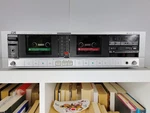 Jvc KD-W55 Dual Cassette Deck Vintage Silver Face Only Tape Has Rewind, Read. Fixed Price $45.00.