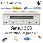 Sansui Model 500 Tube Receiver Rebuild Restoration Capacitor Kit Fix Repair. Fixed Price $165.00.