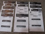 Kenwood Lot Of 14 Equalizer Service Repair Manuals GE29 34 45 49 52 55 56 Etc. Fixed Price $27.98.
