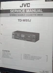 Jvc TD-W85J Cassette Deck Service Manual Original. Fixed Price $29.99.