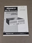 Dynaco SE-10 Equalizer Instructions For Assembly Operation D-5439. Fixed Price $64.95.
