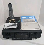 Philips Dcc 900 Digital Compact Cassette Recorder + Remote Low Audio Parts Only. Fixed Price $179.99.