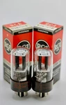 Nos Rca 6SN7-GTB Trophy Matched Pair Black Flat-plate Tubes Made 1960'S. Fixed Price $209.99.