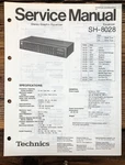 Technics SH-8028 Equalizer Service Manual *original*. Fixed Price $24.97.