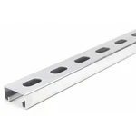 Single Channel Strut, Slotted, Aluminum, Plain, 9/16 X 1-1/8 Hole Size,. Fixed Price $18.39.