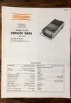 Superscope C-101 Cassette Service Manual *original*. Fixed Price $19.97.