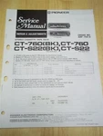 Pioneer Service Manual CT-760(BK)/S22 Cassette Tape Deck Original Repair. Fixed Price $12.98.