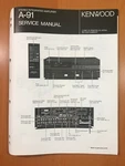 Original Service Manual & Schematic Kenwood A-91 Stereo Amplifier D396. Fixed Price $22.00.
