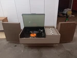 Motorola X-10 Stereophonic Portable Record Player Solid State Is Working 1960S. Fixed Price $345.99.