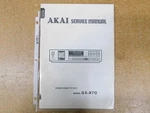 Akai GX-R70 Stereo Cassette Deck Service Manual W/ Schematics (original). Fixed Price $20.00.