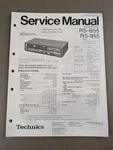Technics Cassette Deck RS-B55/RS-955 Service Manual D-4885. Fixed Price $54.95.