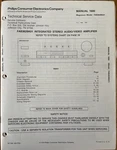 Philips 1680 FAB362BK01 Integrated Stereo Amplifier Original Repair Manual. Fixed Price $24.94.
