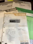 Sony TC-FX500R TCFX500R Service Manual, Supplement, Troubleshooting **original**. Fixed Price $19.99.