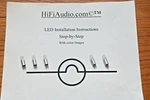 Mcintosh MCD7009 Preamp Faceplate Led Lamps Bulbs Lights Kit Set + Instructions. Fixed Price $39.50.