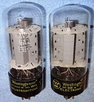 2 Nos Westinghouse 6AV5GA Vacuum Tubes - Power Pentodes For Bogen Audio Amps. Fixed Price $20.00.