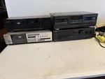 Lot Of 3 For Parts Repair Vintage Cassette Deck & Reciever Technics Teac. Fixed Price $129.99.