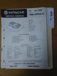 Hitachi TRQ-359 Service Manual Original Repair Book Cassette Tape Recorder. Fixed Price $19.98.