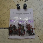 Carver TFM-55 Amplifier Rebuild Restoration Recap Service Kit Fix Repair. Fixed Price $135.00.