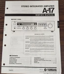 Yamaha A-17 Integrated Amplifier Service Manual Original. Fixed Price $10.50.