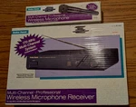 Radioshack Wireless Microphone Receiver 32-1233 + 32-1230 Tested. Fixed Price $6.99.