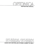High Res Scans Of Owner's Manual For Sharp Optonica RT-6905/6901 Cassette Decks. Fixed Price $25.61.