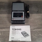 Vtg Sony Cassette Recorder Corded TCM-848 W/power Cable Instructions For Parts. Fixed Price $19.95.