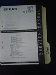 Aiwa HS-SP500 Service Manual Original Repair Book. Fixed Price $49.99.