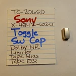 Sony X-4842-602-0 Toggle Switch Cap Knob TC-206SD Cassette Deck. Fixed Price $8.22.