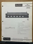 Altec Operating Manual For 1599A Mixer Extender Owner Service Schematics. Fixed Price $14.98.