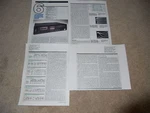 Technics RS-M275X Cassette Review, 4 Pg, Full Test,info. Fixed Price $9.99.